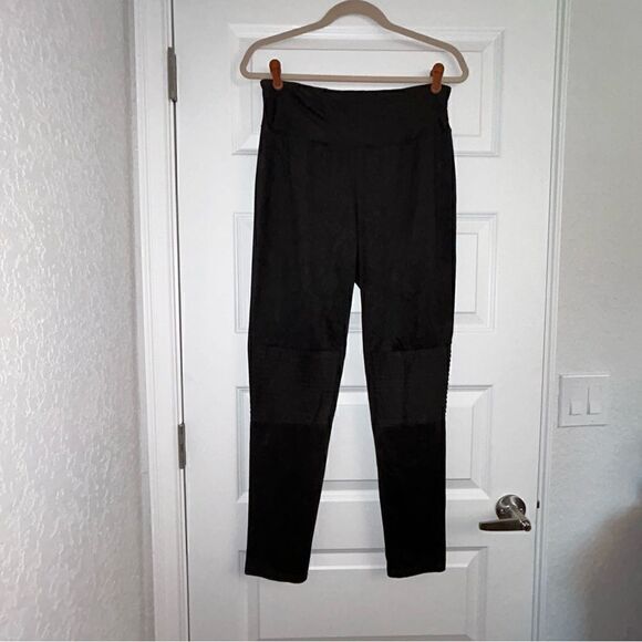 New, INC International Concepts High Rise Faux Suede Legging Pants - Picture 1 of 5